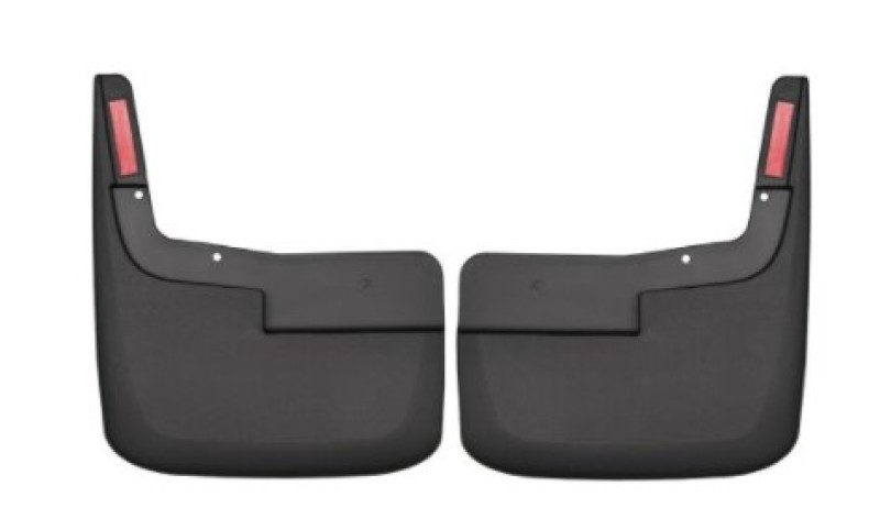 Ford F-150 Mud Guards - Front - Husky Liners - FormFit Design, Impact Resistant Thermoplastic - Black - `21-`23